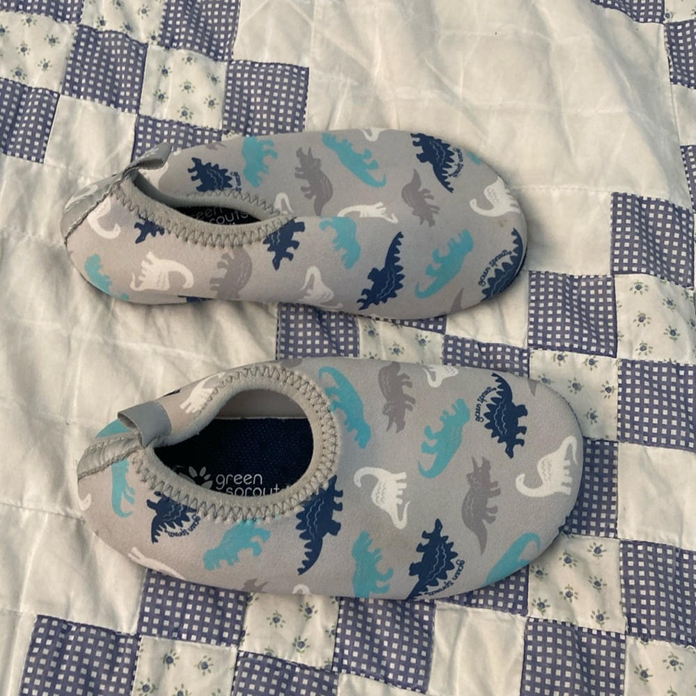 Green Sprouts Dinosaur Toddler Water Shoes